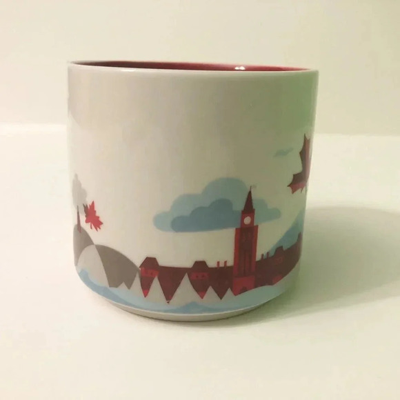 2015 Starbucks You Are Here Canada Mug 14 Oz Cup Faded Logo - Picture 4 of 15